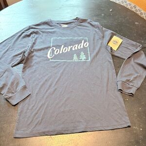 Colorado Adventure Long Sleeve Tee - Dark Gray